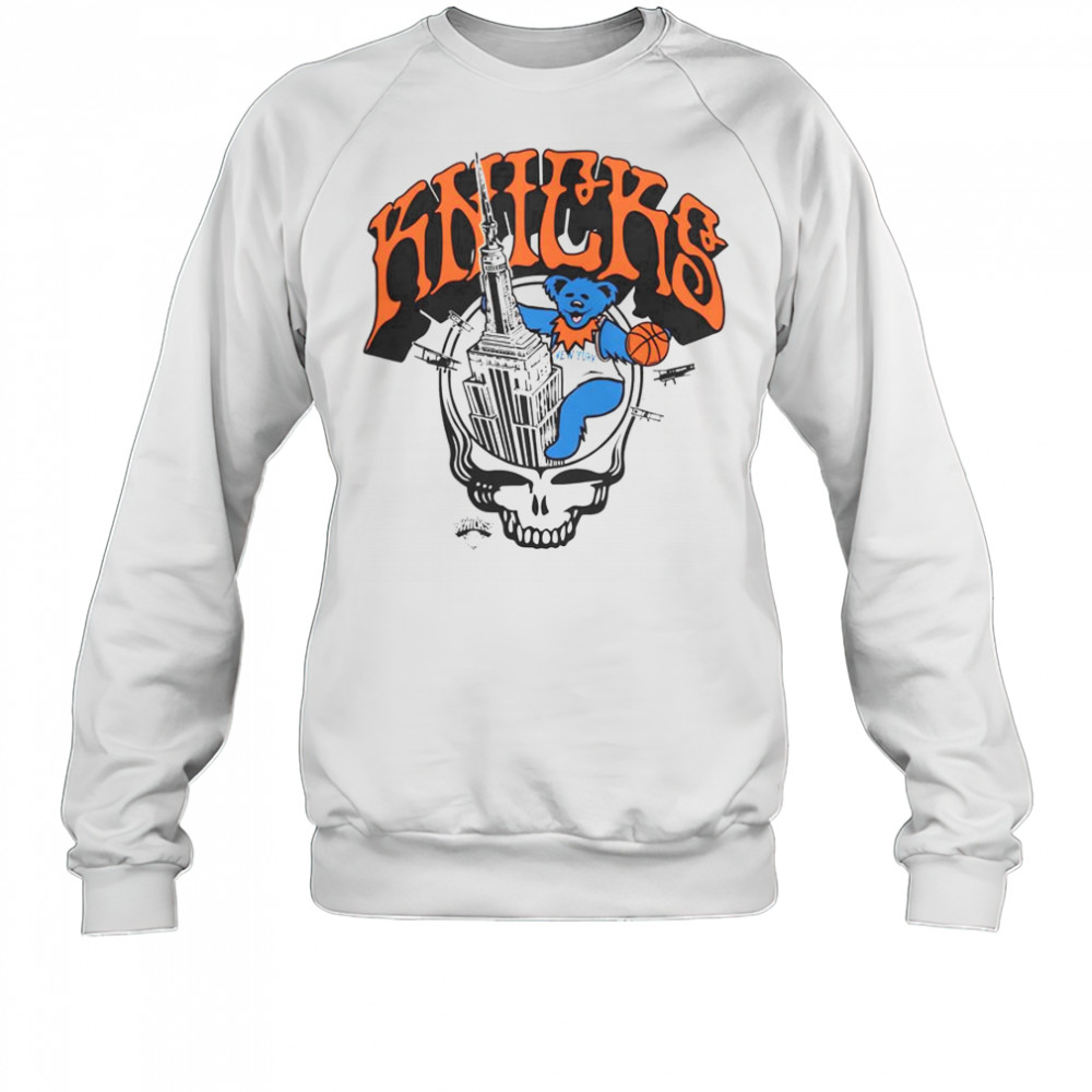 New York Knicks X Grateful Dead Skull T-Shirt Sweatshirt