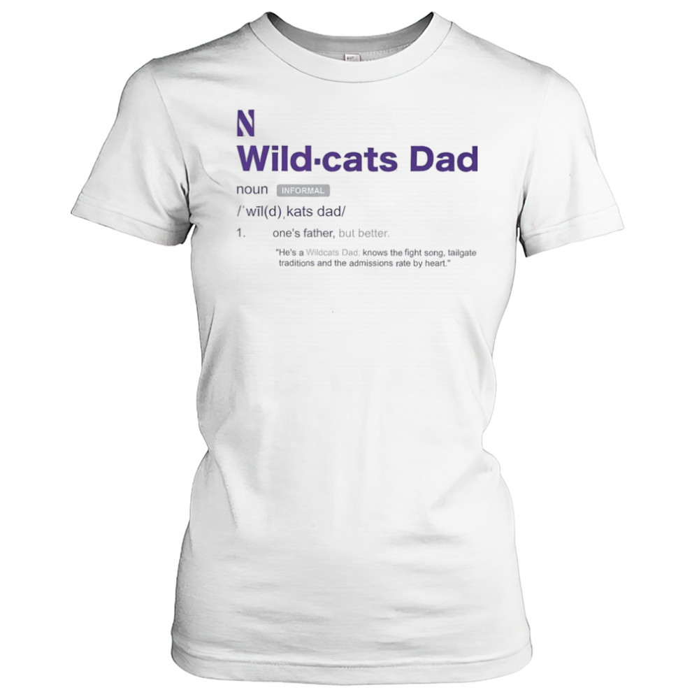 Northwestern Wildcats Dad Definition shirt Women's T-shirt