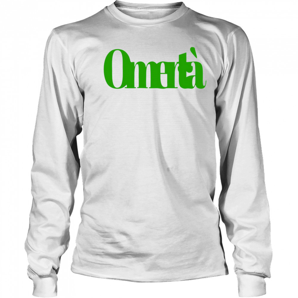 Oversized Omertà Classic shirt Long Sleeved