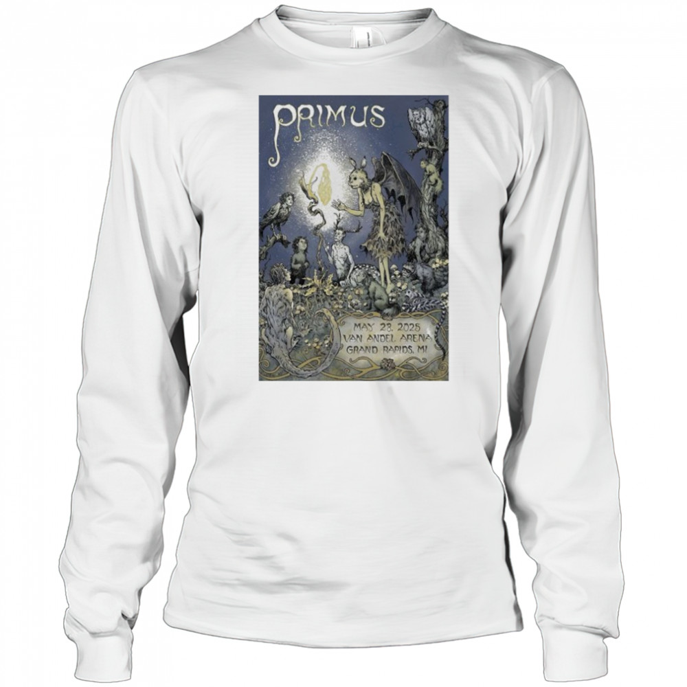 Primus In Grand Rapids MI On May 28 2025 Poster shirt Long Sleeved