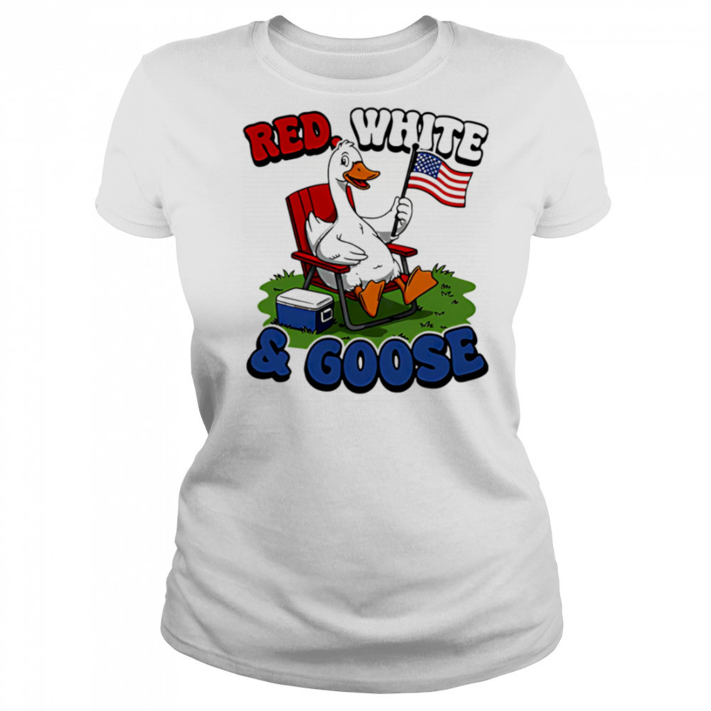 Red White & Goose duck shirt Women's T-shirt