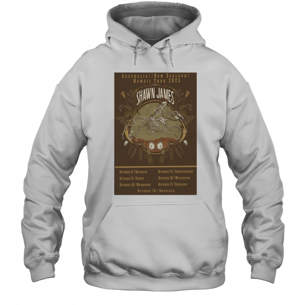 Shawn James October 2025 Tour Poster shirt Hoodie