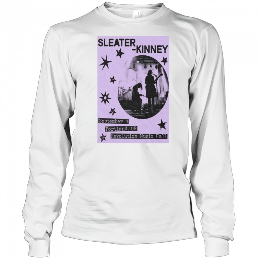 Sleater Kinney Sept 11 2025 Portland OR Shirt Long Sleeved
