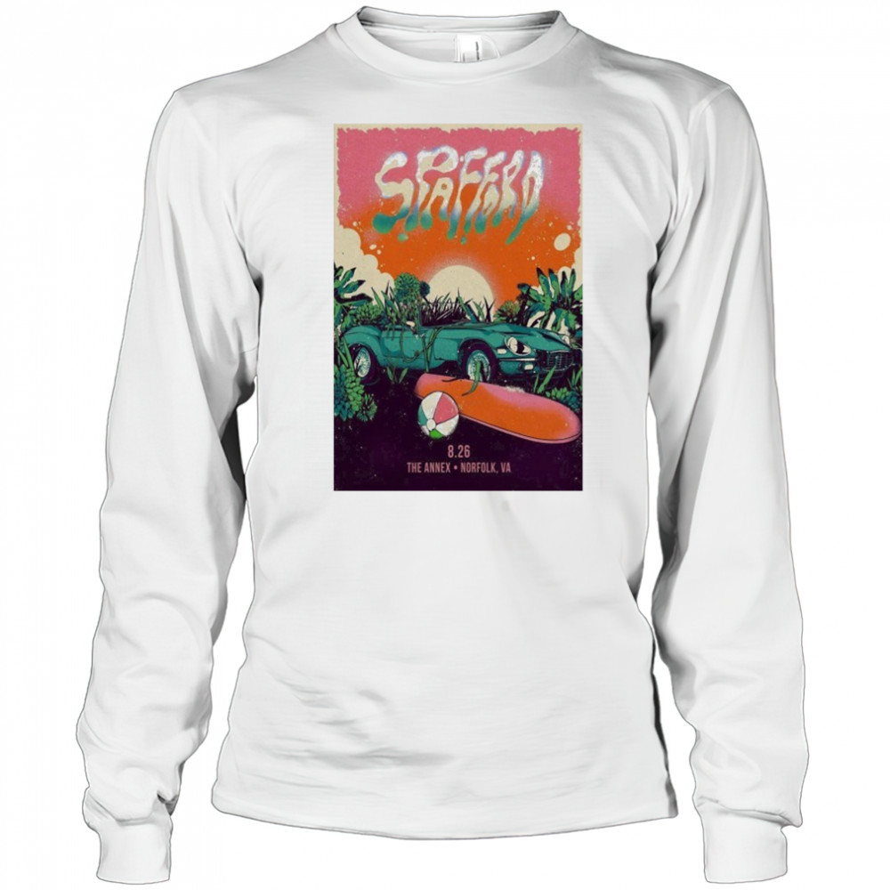 Spafford Aug 26 2025 Norfolk VA Poster shirt Long Sleeved