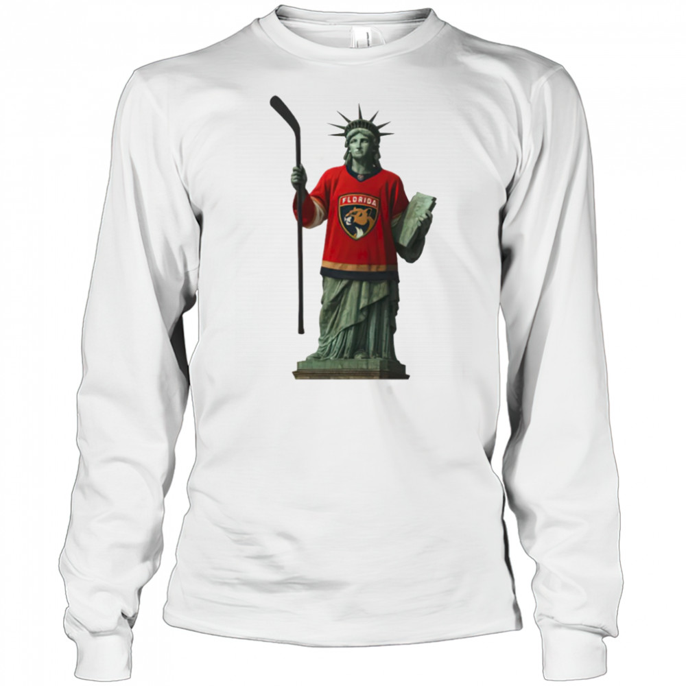Statue of Liberty Panthers hockey NHL shirt Long Sleeved