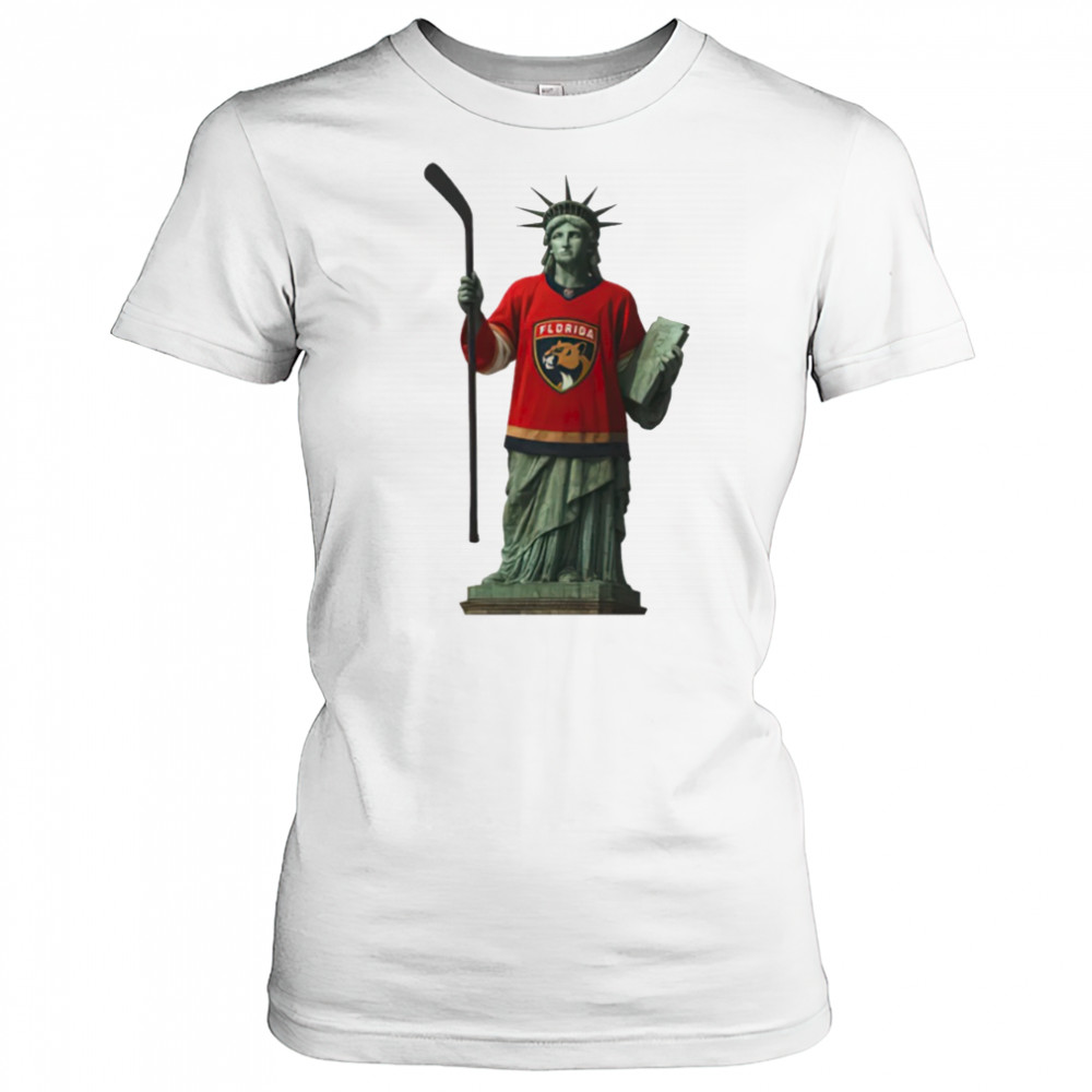 Statue of Liberty Panthers hockey NHL shirt Women's T-shirt