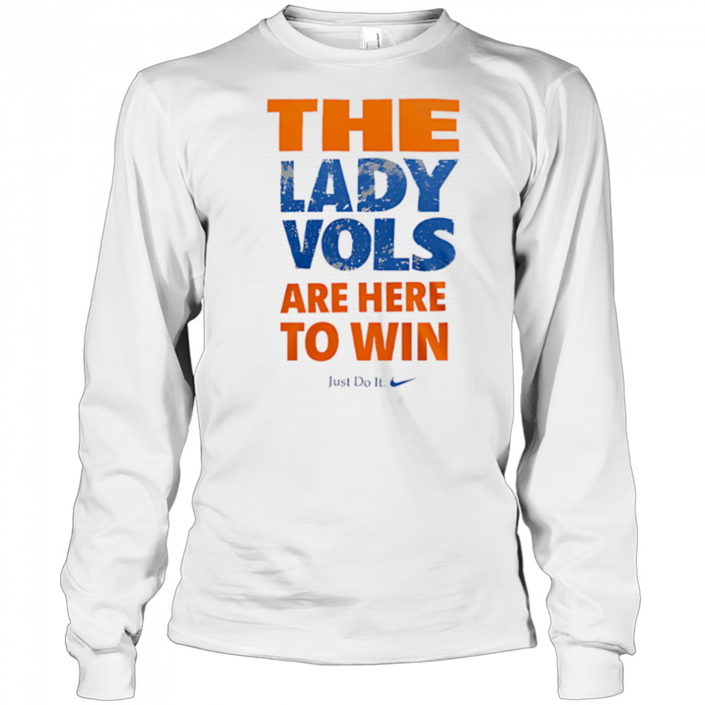 Tennessee Lady Volunteers Softball Are Here To Win shirt Long Sleeved