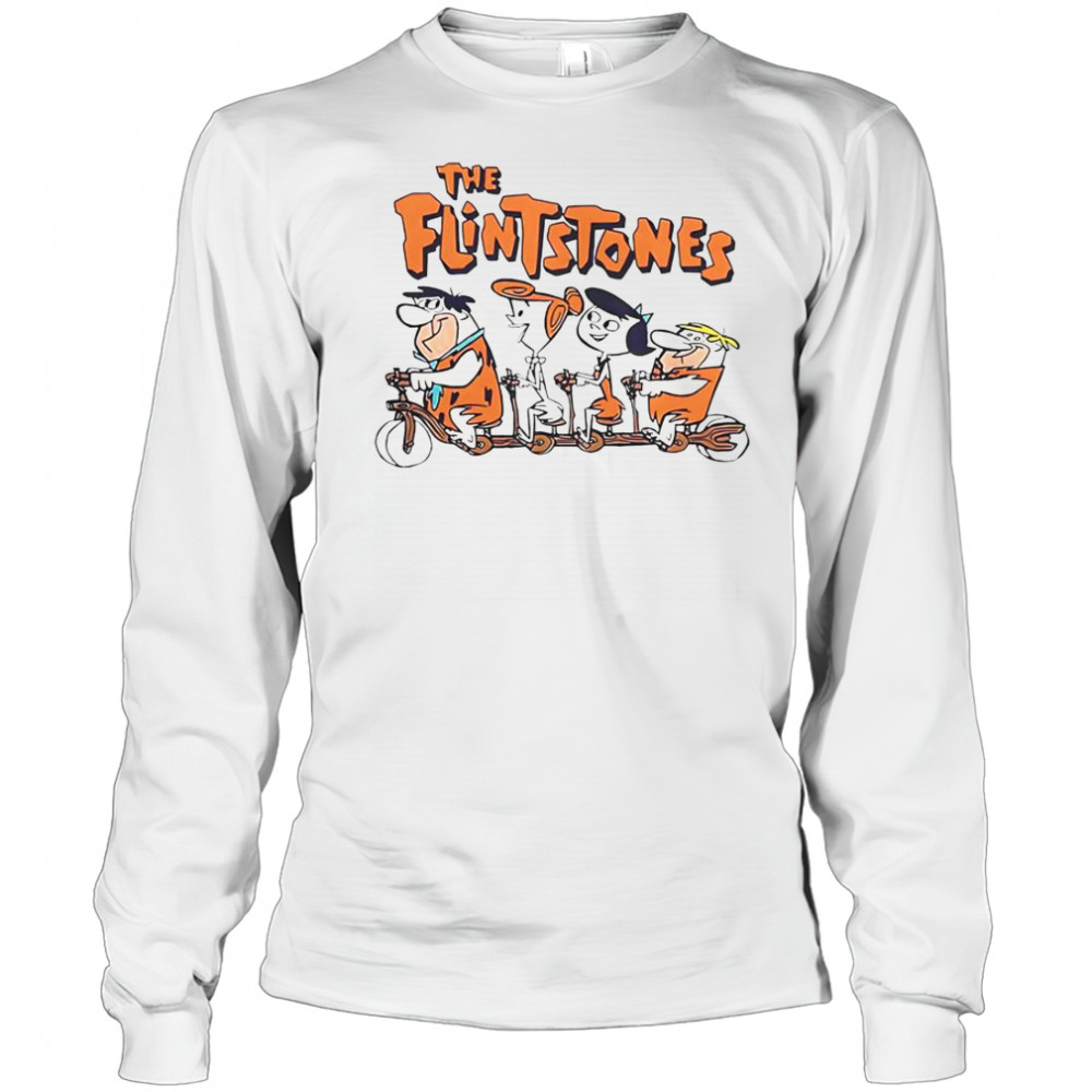 The Flintstones Cartoon T-Shirt Long Sleeved