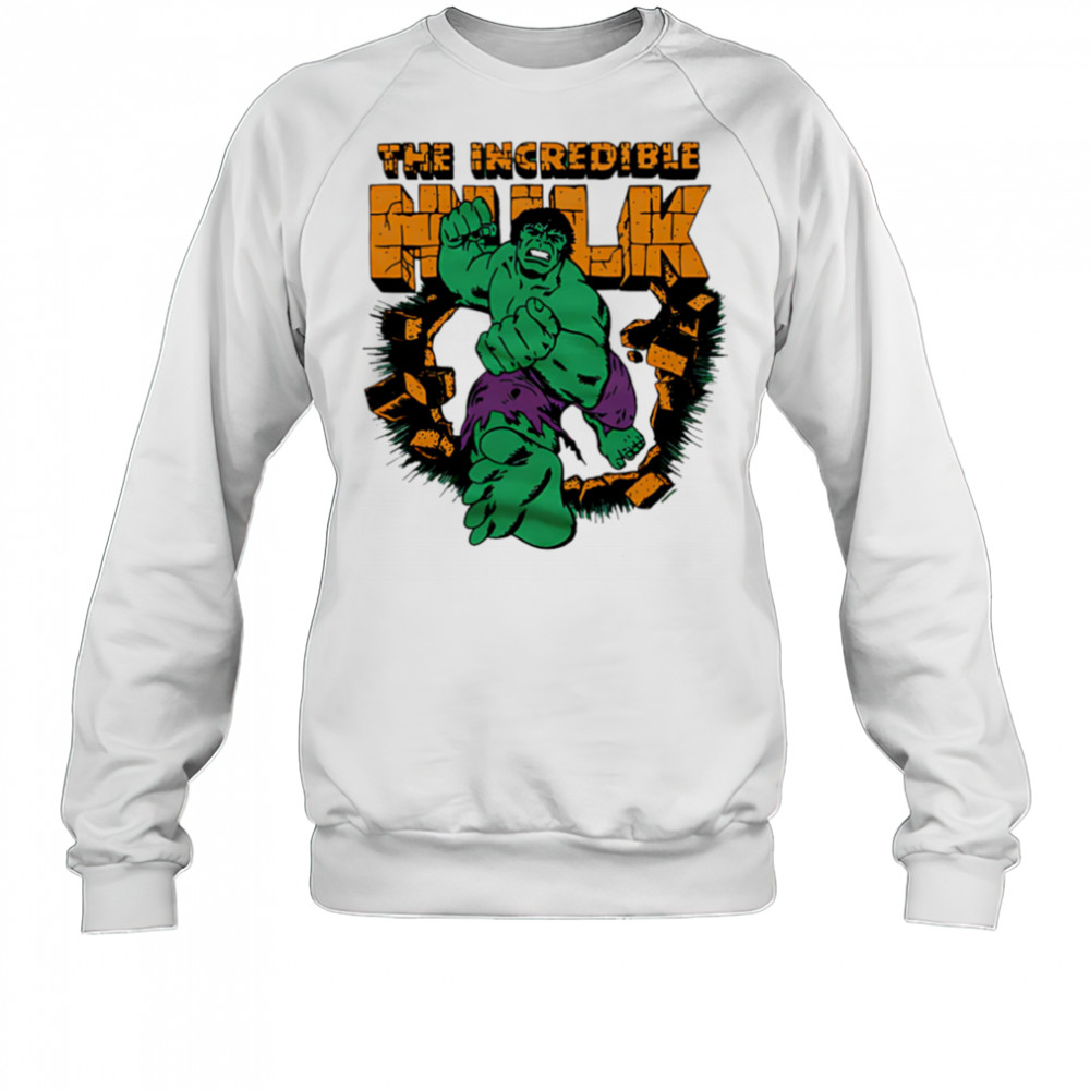 The Incredible Hulk break the wall shirt Sweatshirt