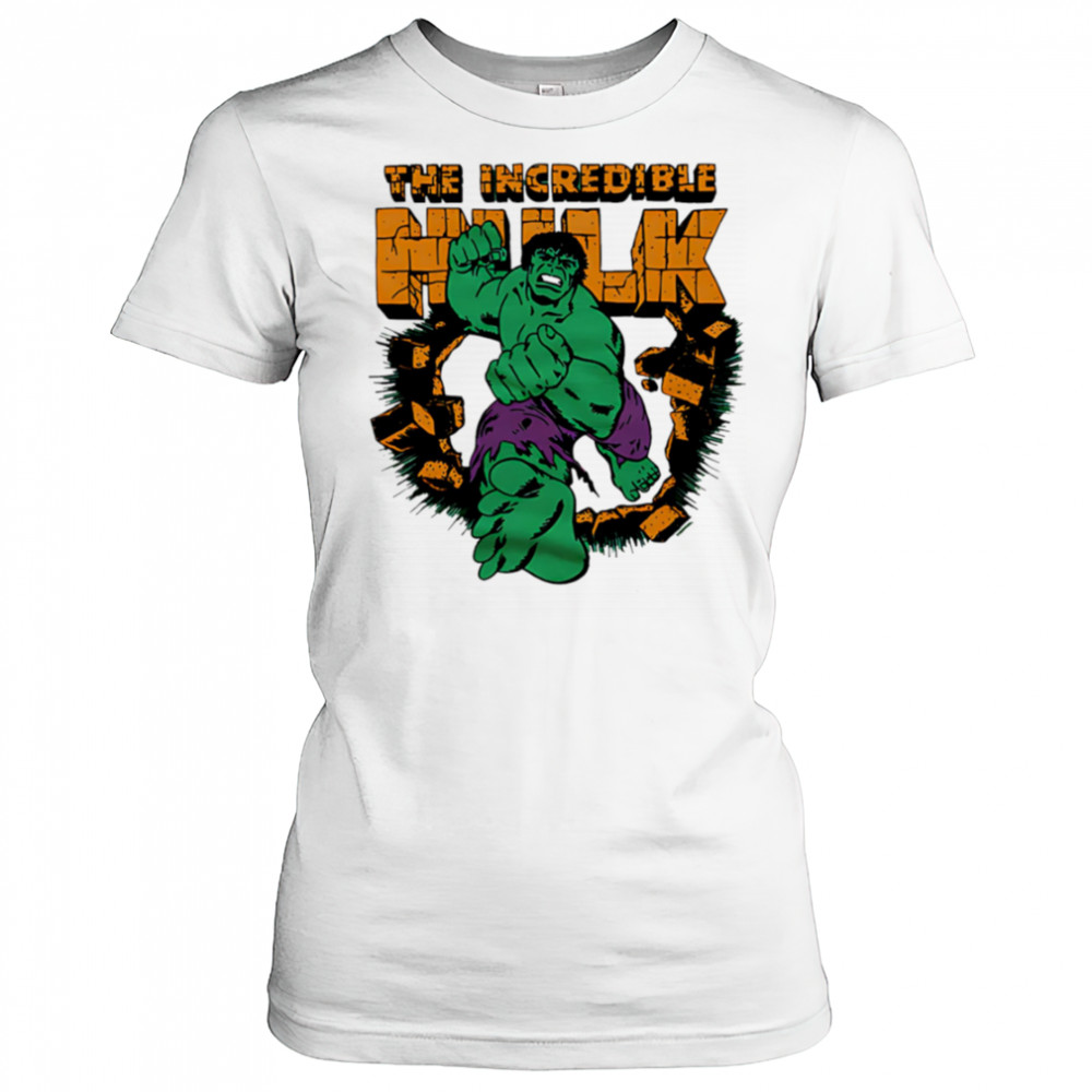 The Incredible Hulk break the wall shirt Women's T-shirt