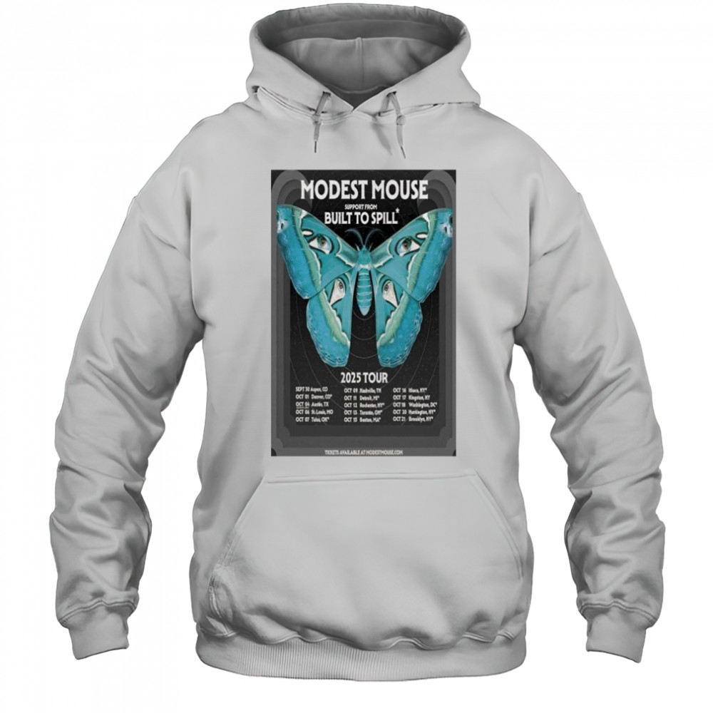 Tour Fall 2025 Modest Mouse & Built To Spill Poster shirt Hoodie