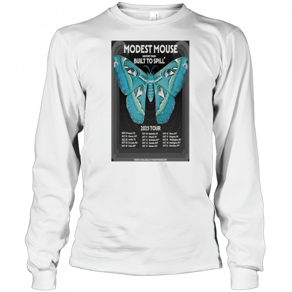 Tour Fall 2025 Modest Mouse & Built To Spill Poster shirt Long Sleeved