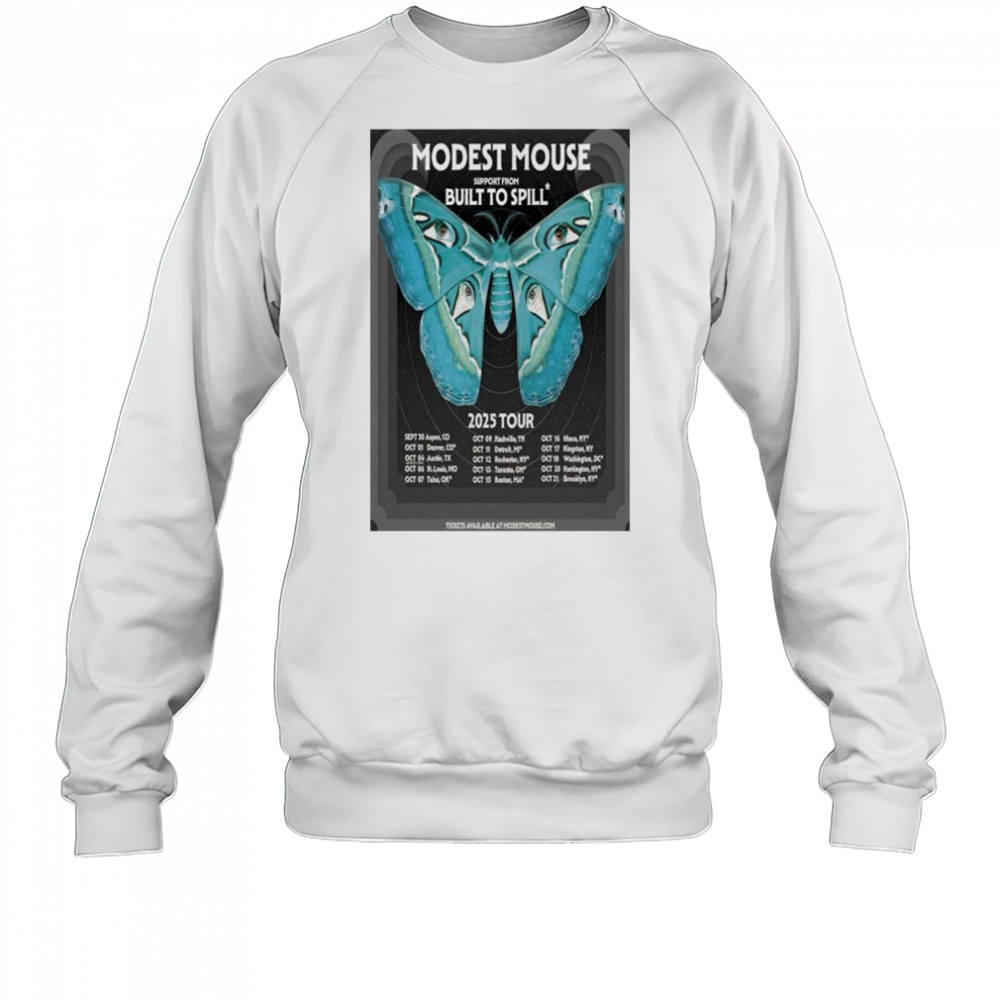 Tour Fall 2025 Modest Mouse & Built To Spill Poster shirt Sweatshirt