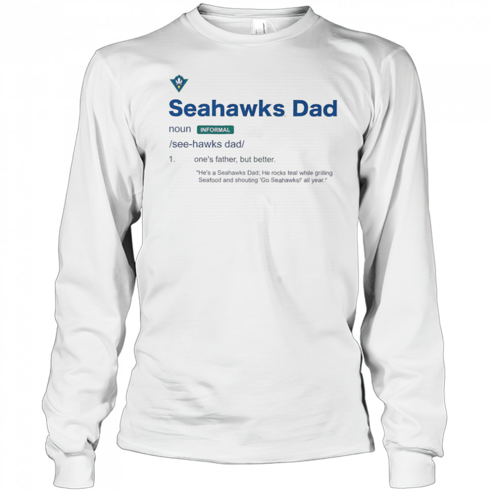 UNC Wilmington Seahawks Dad Definition shirt Long Sleeved