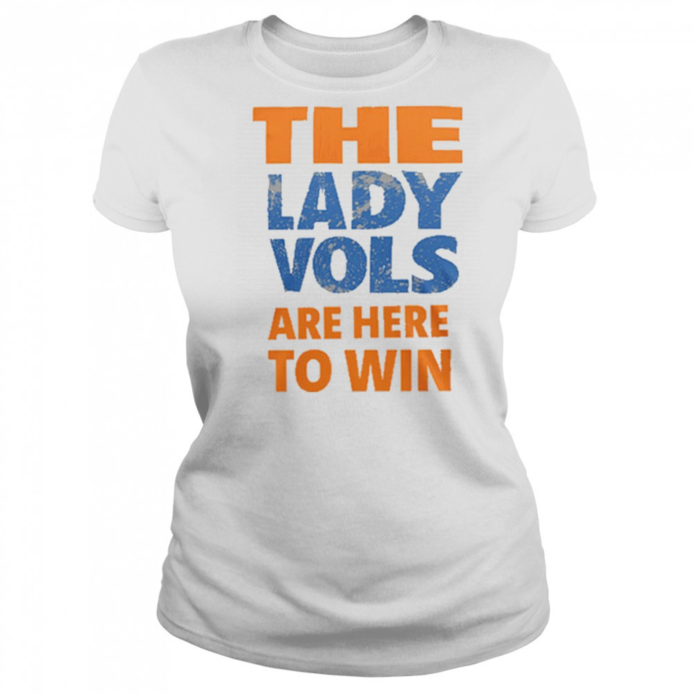 Volunteers Softball The Lady Vols Are Here To Win Shirt Women's T-shirt
