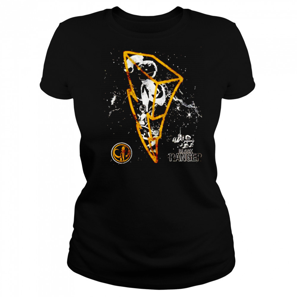 3D lightning Black Ranger retro shirt Women's T-shirt