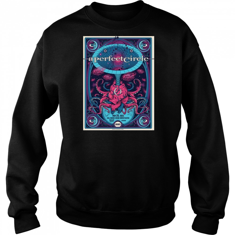 A Perfect Circle May 29 2025 Maryland Heights Mo Hollywood Casino t-shirt Hoodie