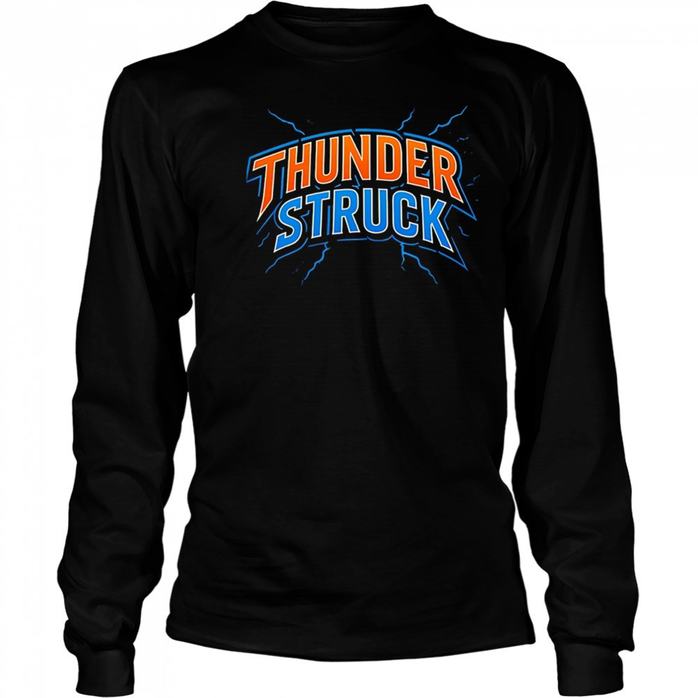 Bring The Thunder OKC Thunder fan shirt Long Sleeved