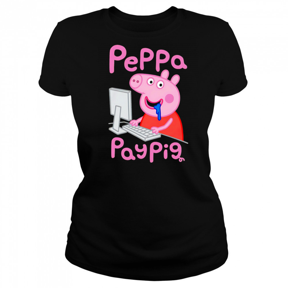 Cartoon Pay Pig shirt Women's T-shirt