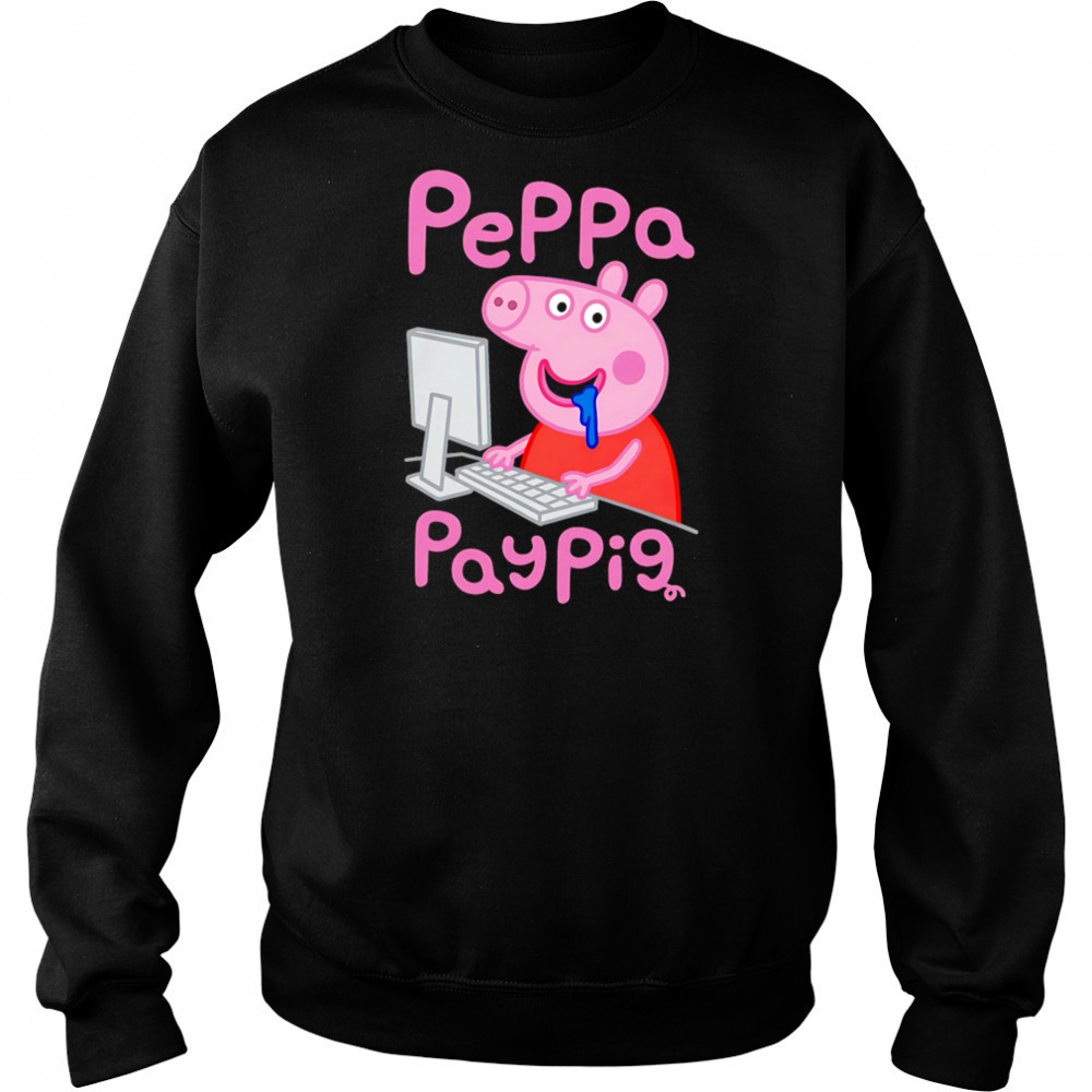 Cartoon Pay Pig shirt Hoodie