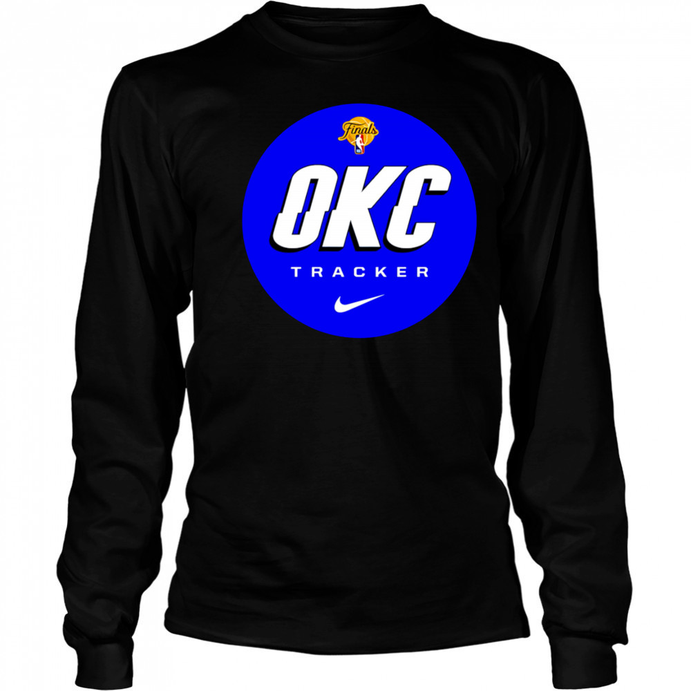 Finals OKC tracker logo shirt Long Sleeved