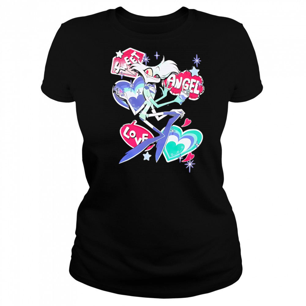 Hazbin Hotel Angel Dust Pride Sweet Angel Love shirt Women's T-shirt