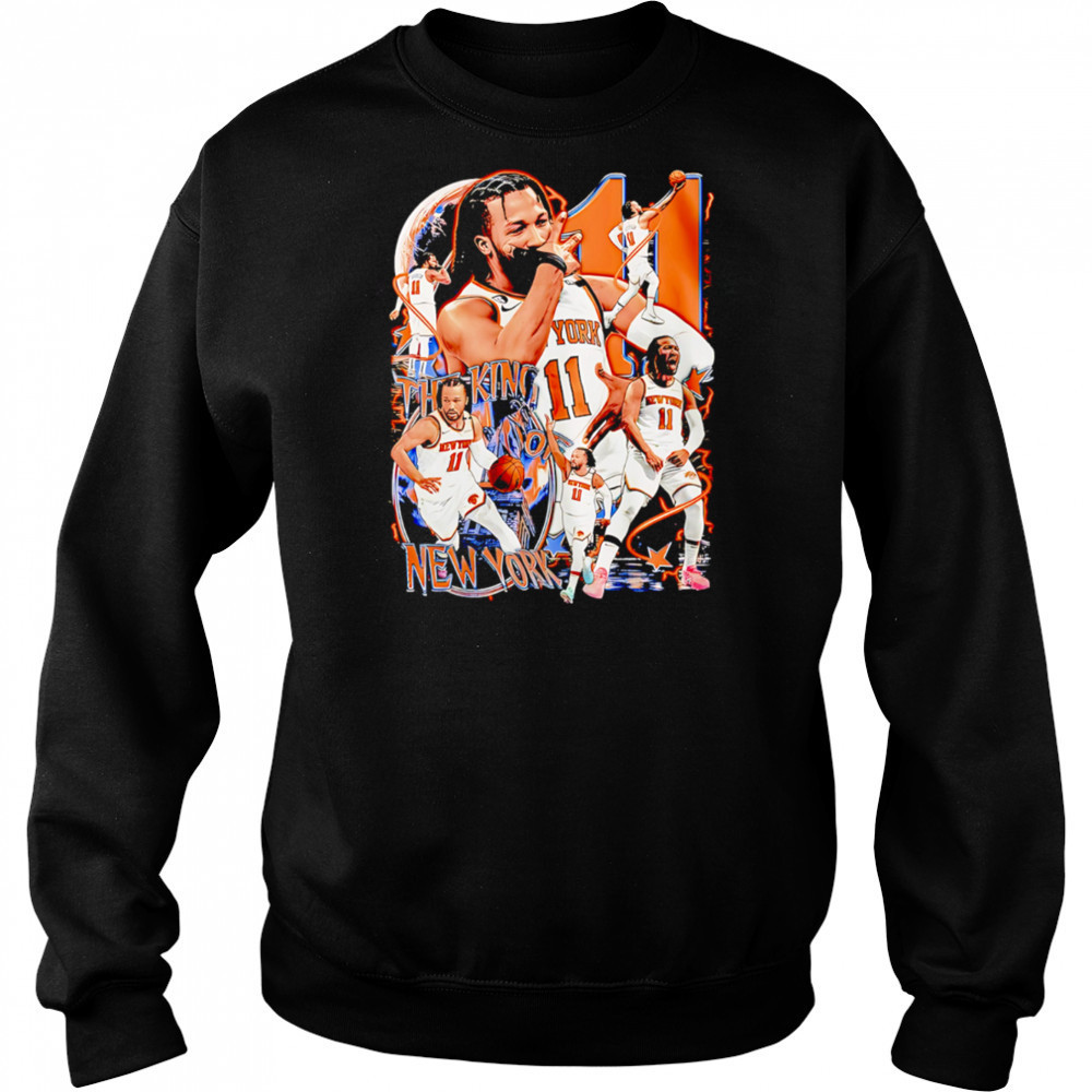 Jalen Brunson number 11 King New York graphic vintage shirt Hoodie
