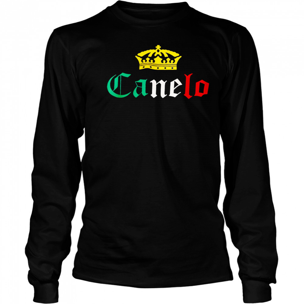 King Canelo Boxing letter shirt Long Sleeved