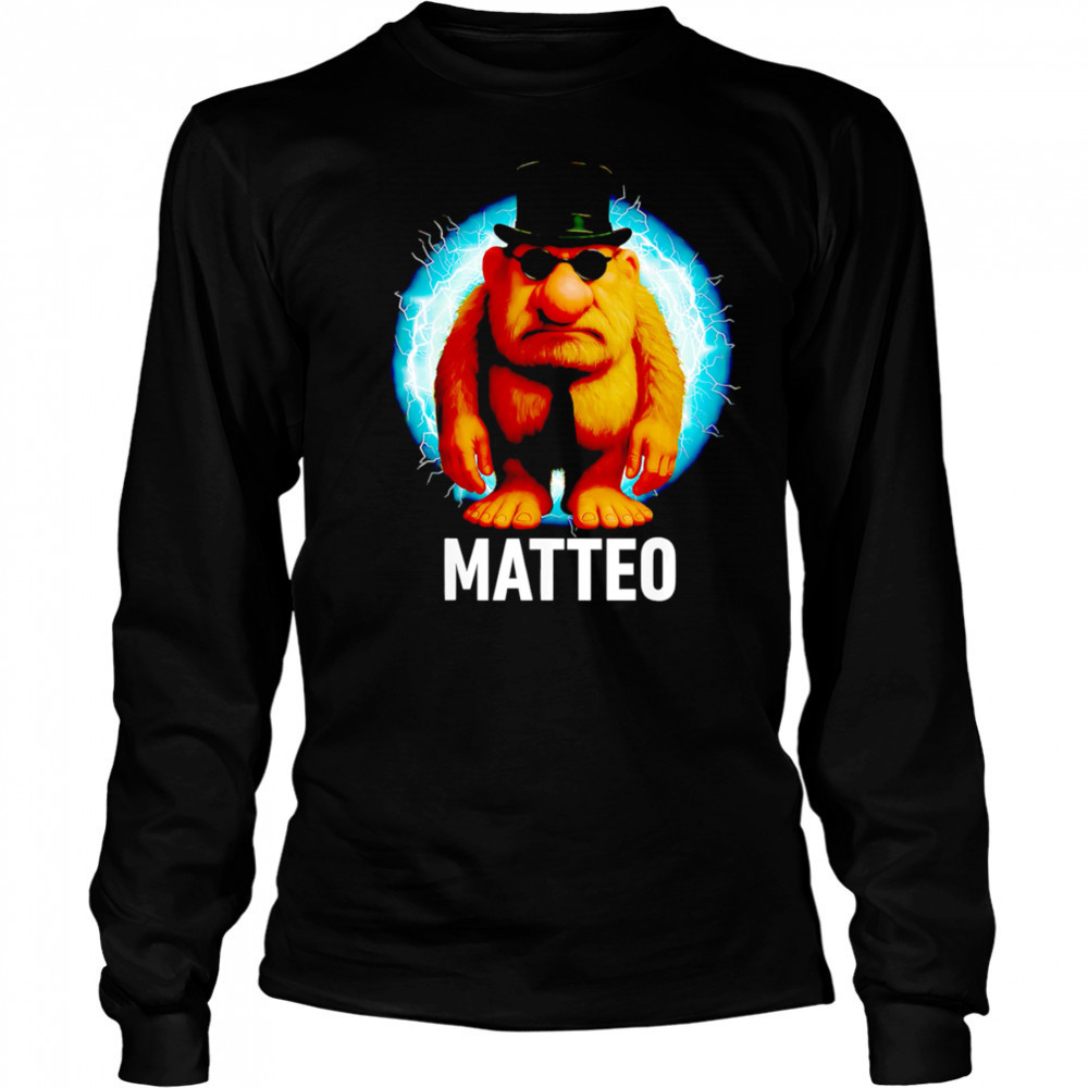 Matteo Mateo italian Brainrot Meme Viral shirt Long Sleeved