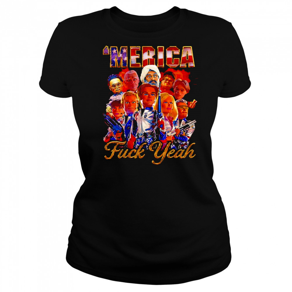 Merica fuck yeah puppet shirt Women's T-shirt