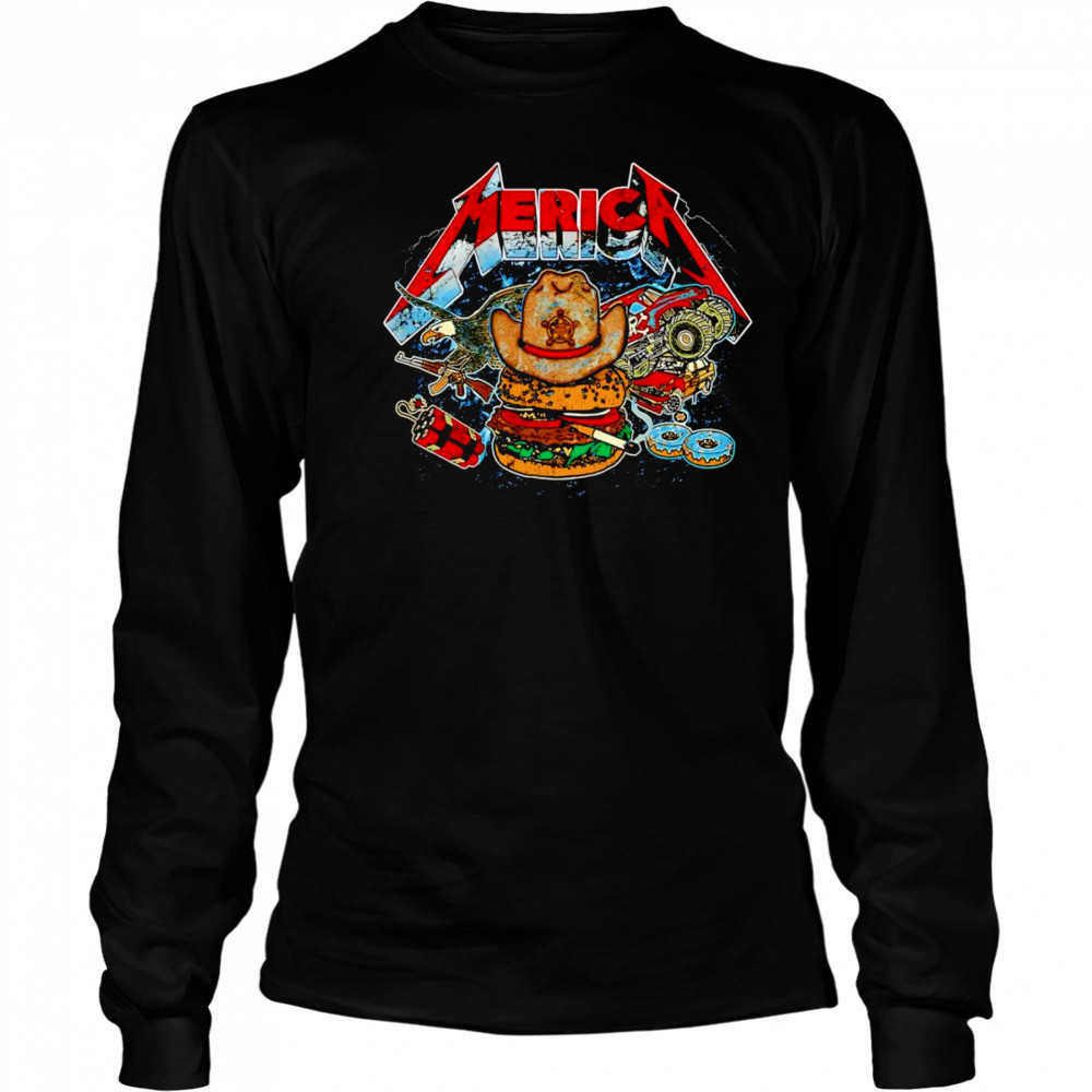 Merica metal 2025 shirt Long Sleeved