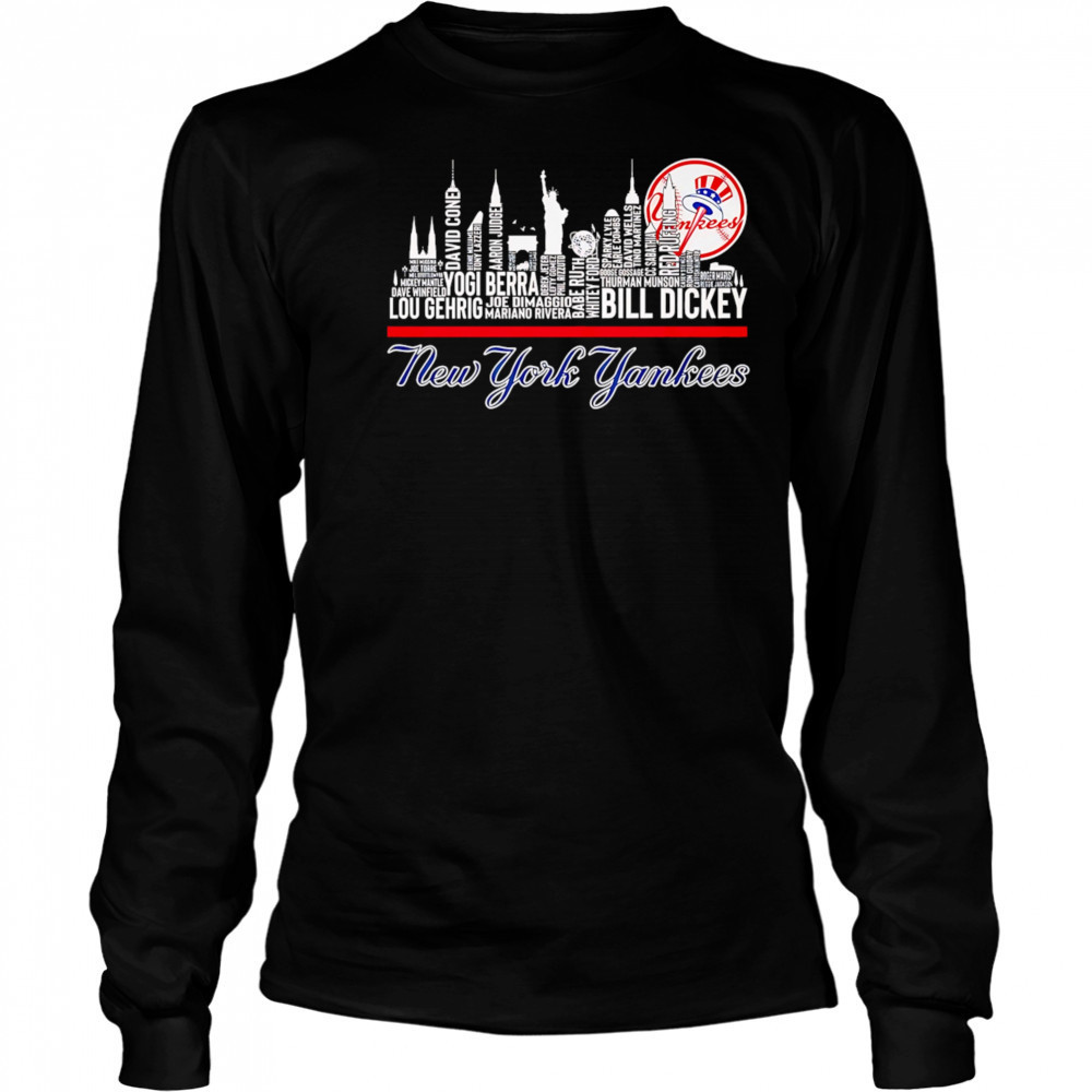 New York Yankees 2025 skyline shirt Long Sleeved