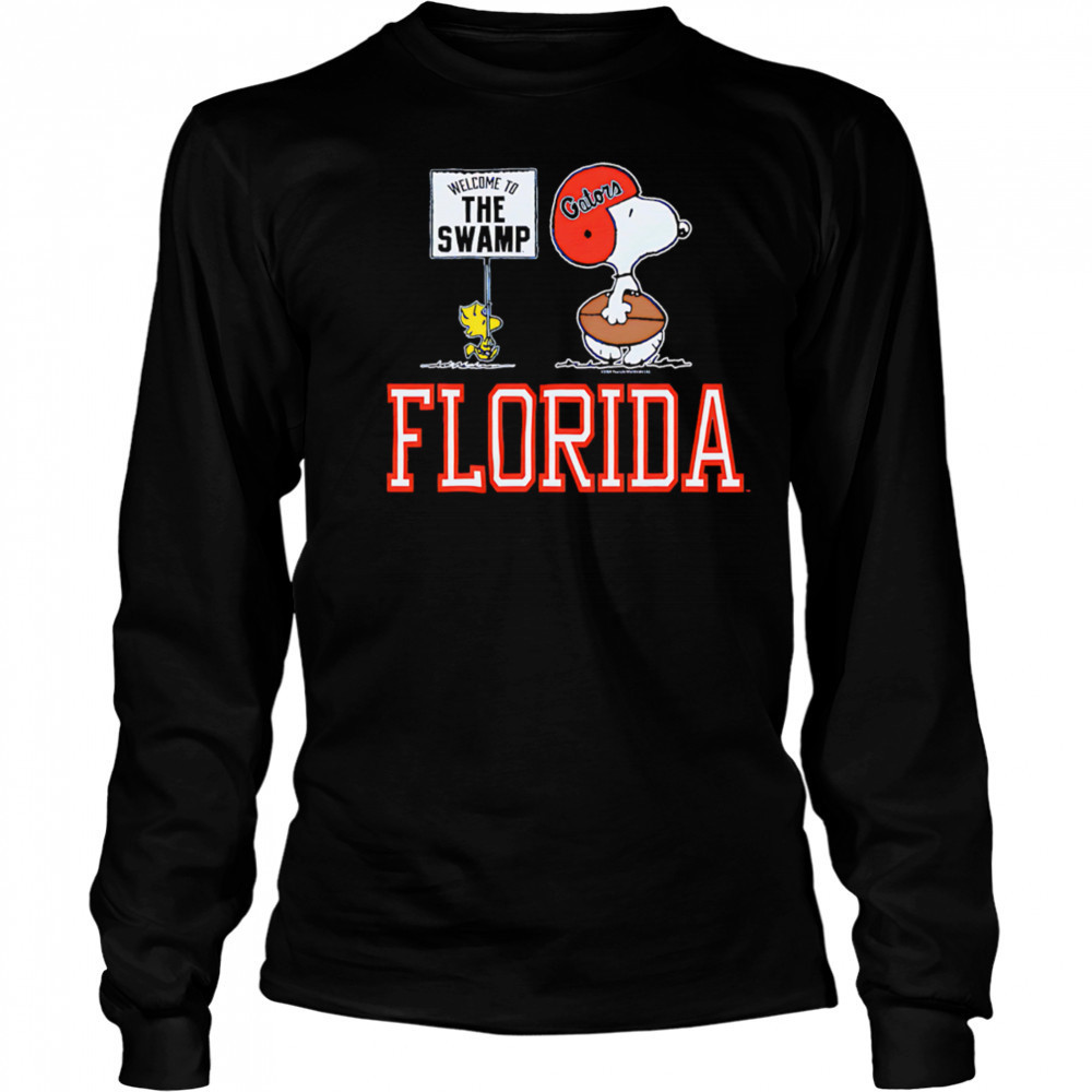 Peanuts x Florida welcome to the swamp Football shirt Long Sleeved