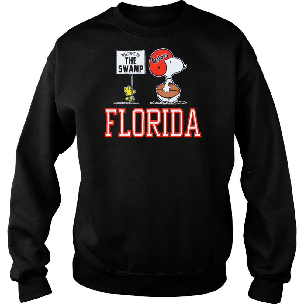 Peanuts x Florida welcome to the swamp Football shirt Hoodie
