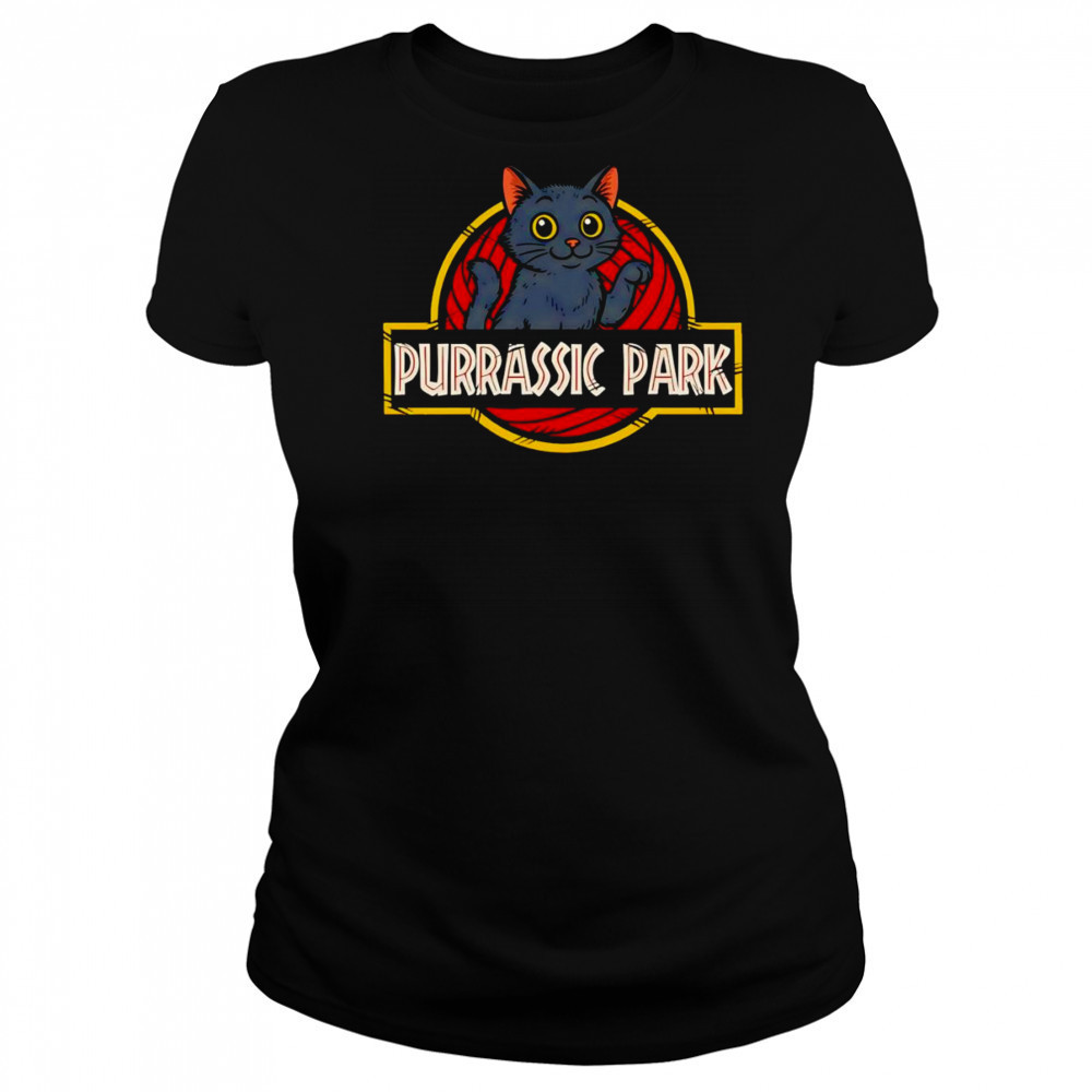 Purrassic Park black cat shirt Women's T-shirt