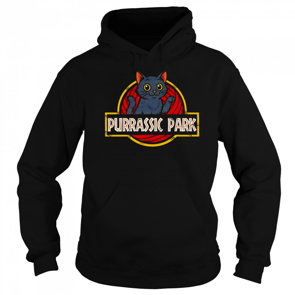 Purrassic Park black cat shirt Sweatshirt
