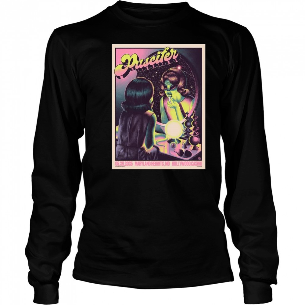 Puscifer May 29 2025 Maryland Heights Mo Hollywood Casino t-shirt Long Sleeved