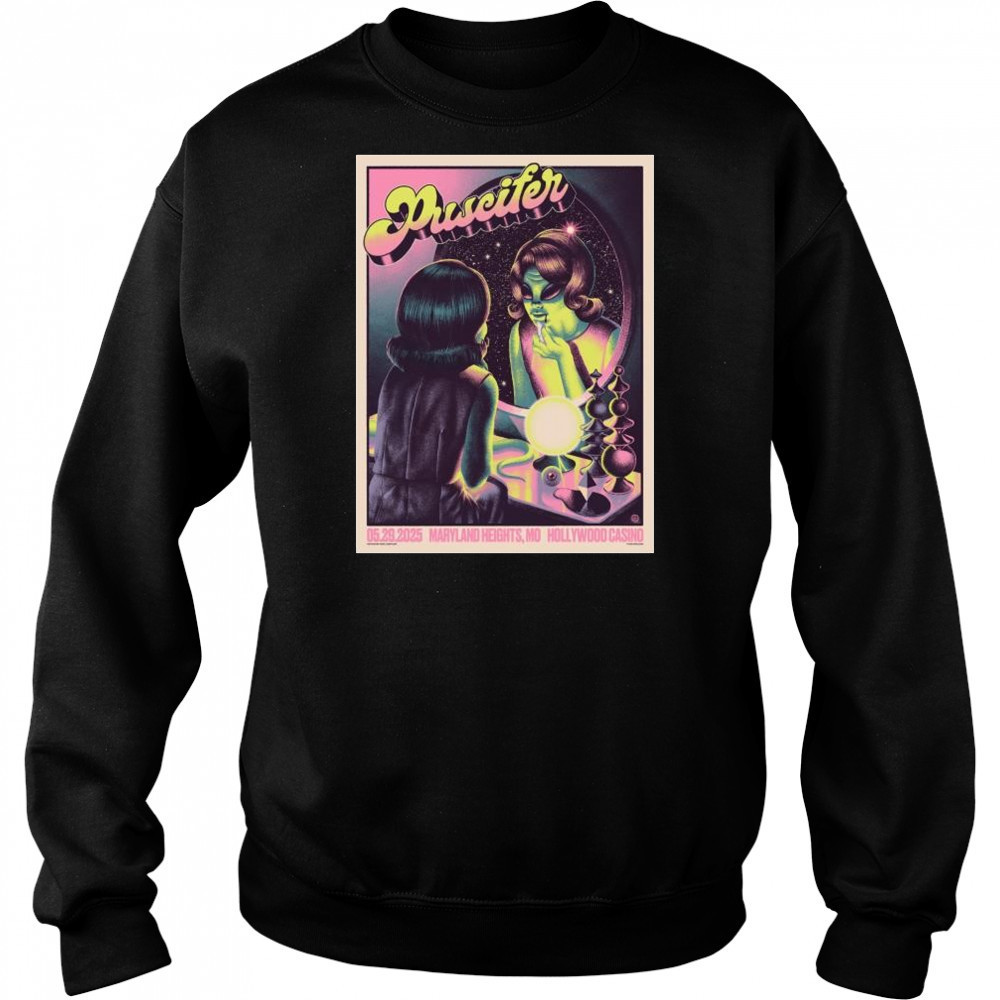 Puscifer May 29 2025 Maryland Heights Mo Hollywood Casino t-shirt Hoodie