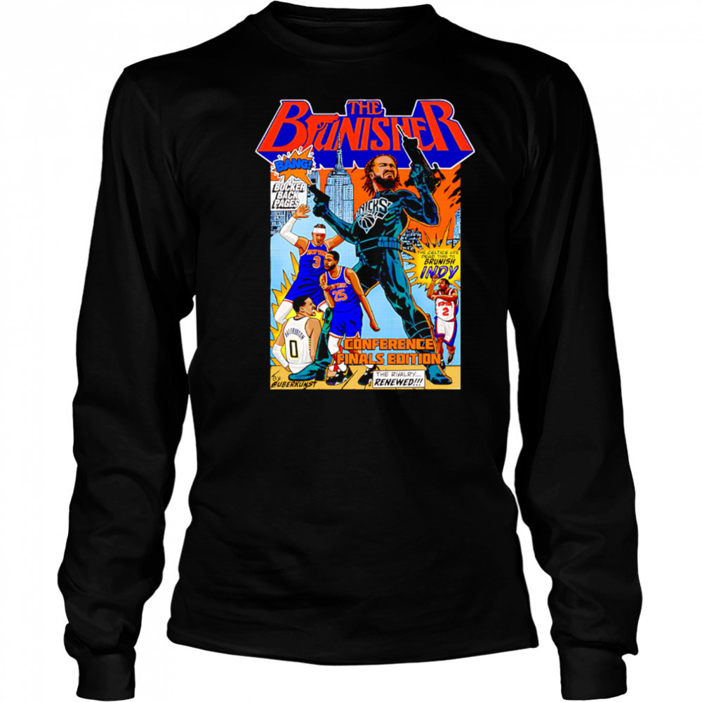 The Brunisher 2025 Conference finals edition Knicks shirt Long Sleeved