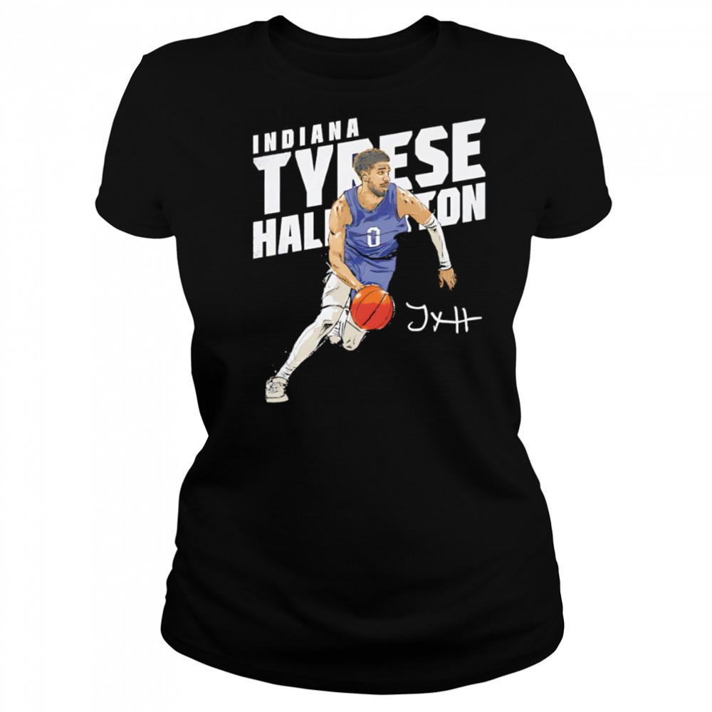 Tyrese Haliburton Indiana slant shirt Women's T-shirt