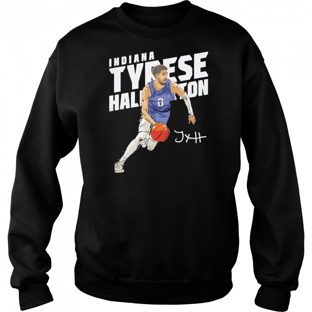 Tyrese Haliburton Indiana slant shirt Hoodie