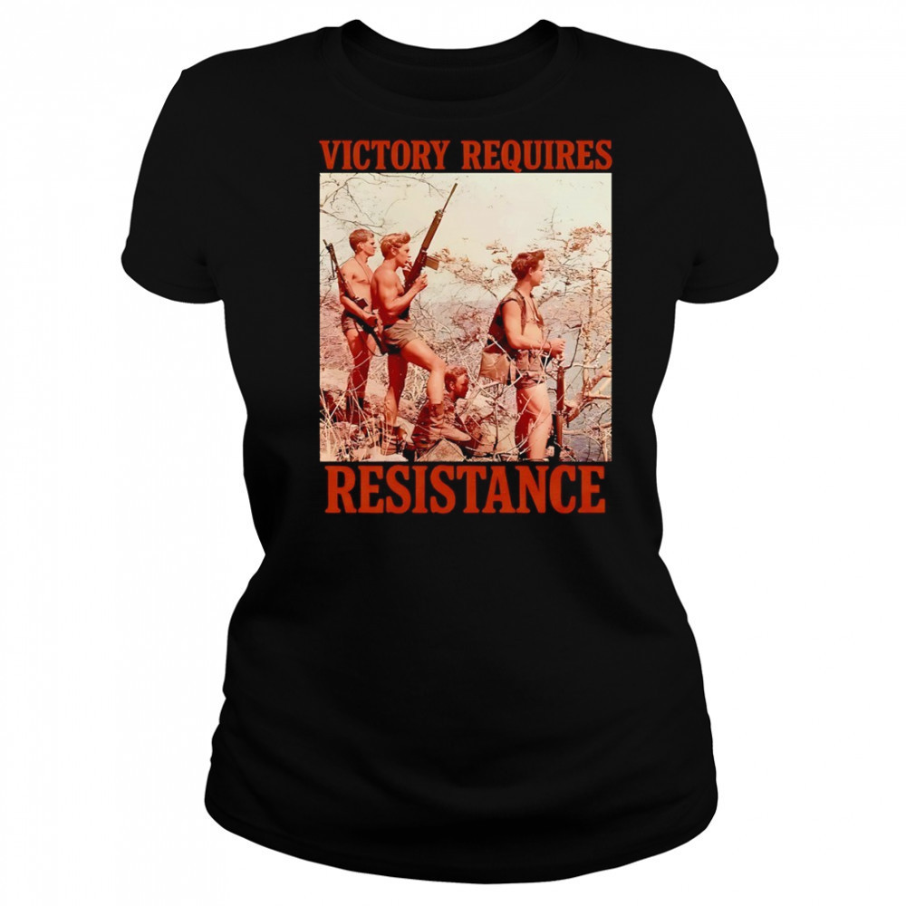 victory requires resistance shirt Women's T-shirt