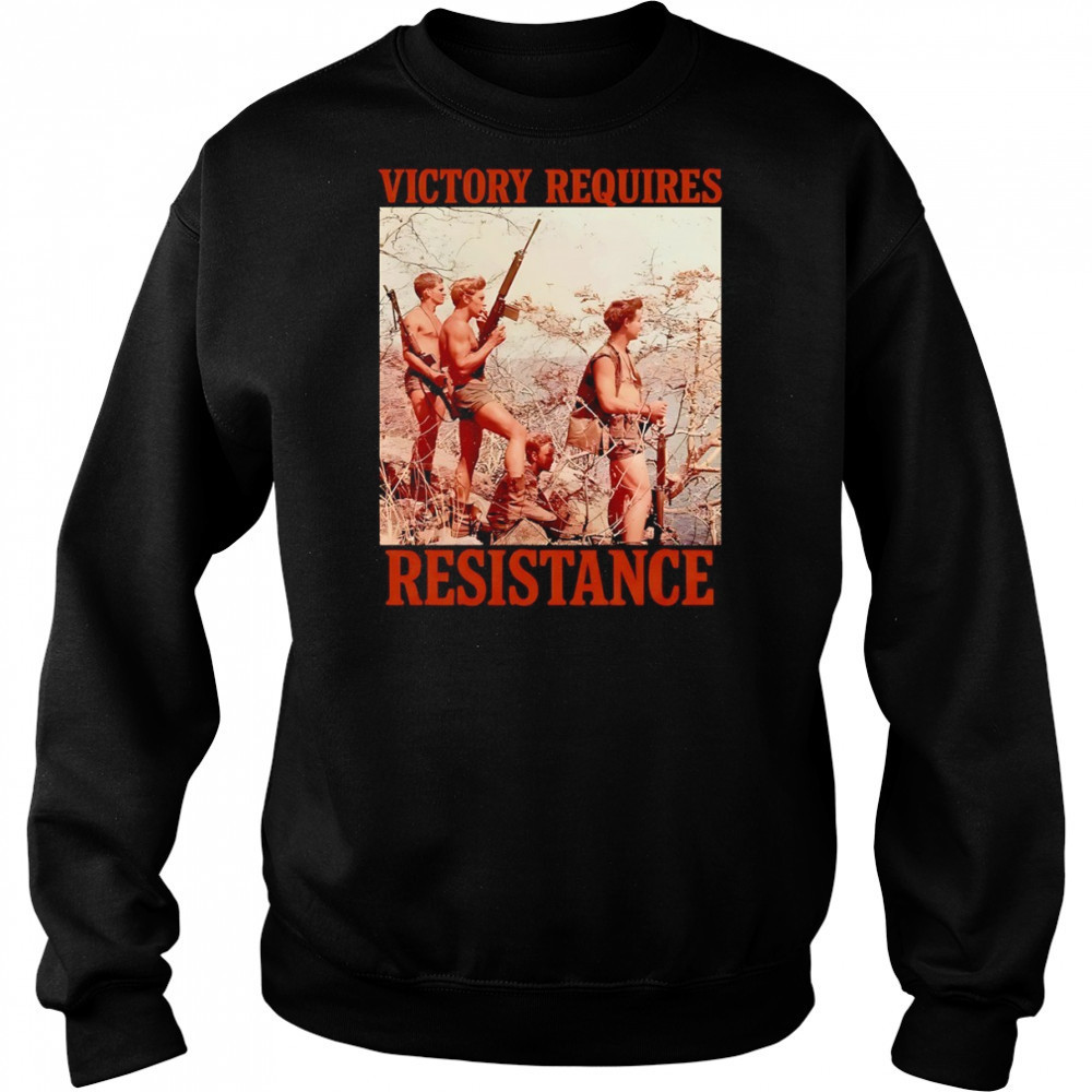 victory requires resistance shirt Hoodie