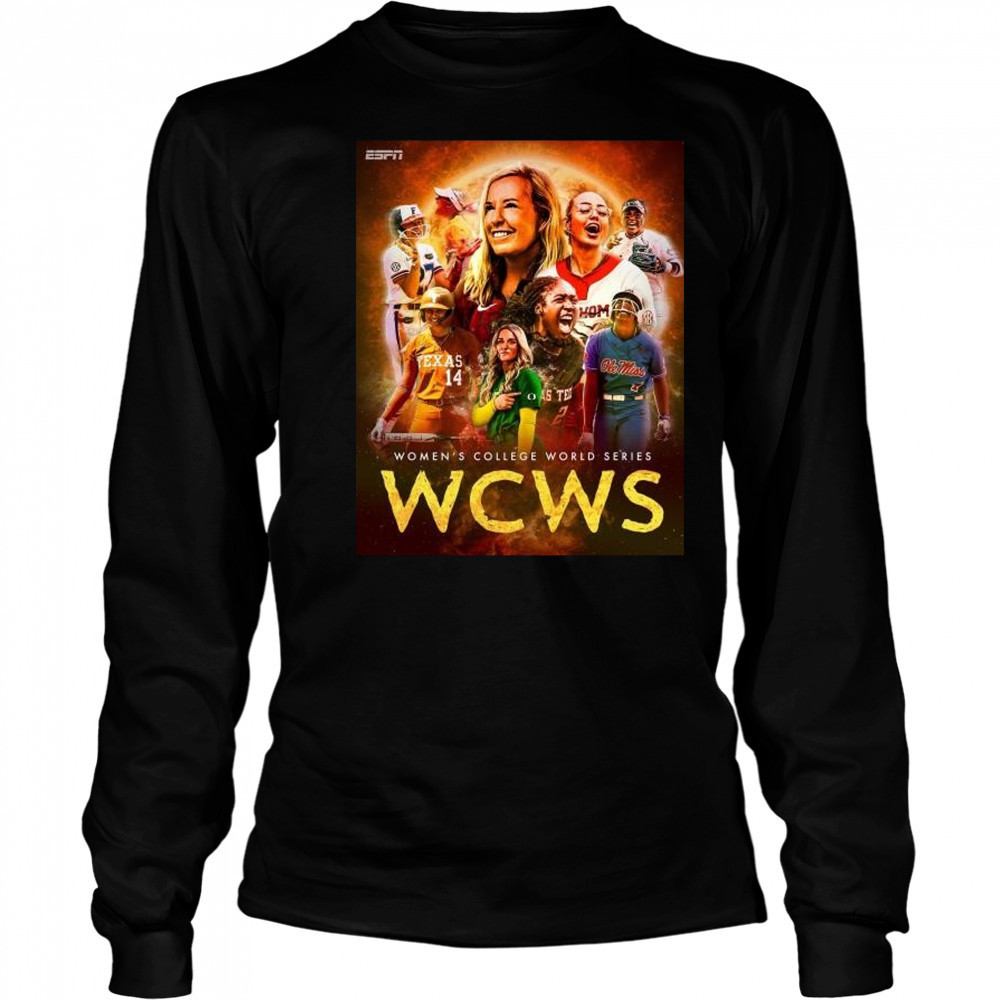 Women’s College World Series WCWS 2025 NCAA Softball Ole Miss Texas Longhorns t-shirt Long Sleeved