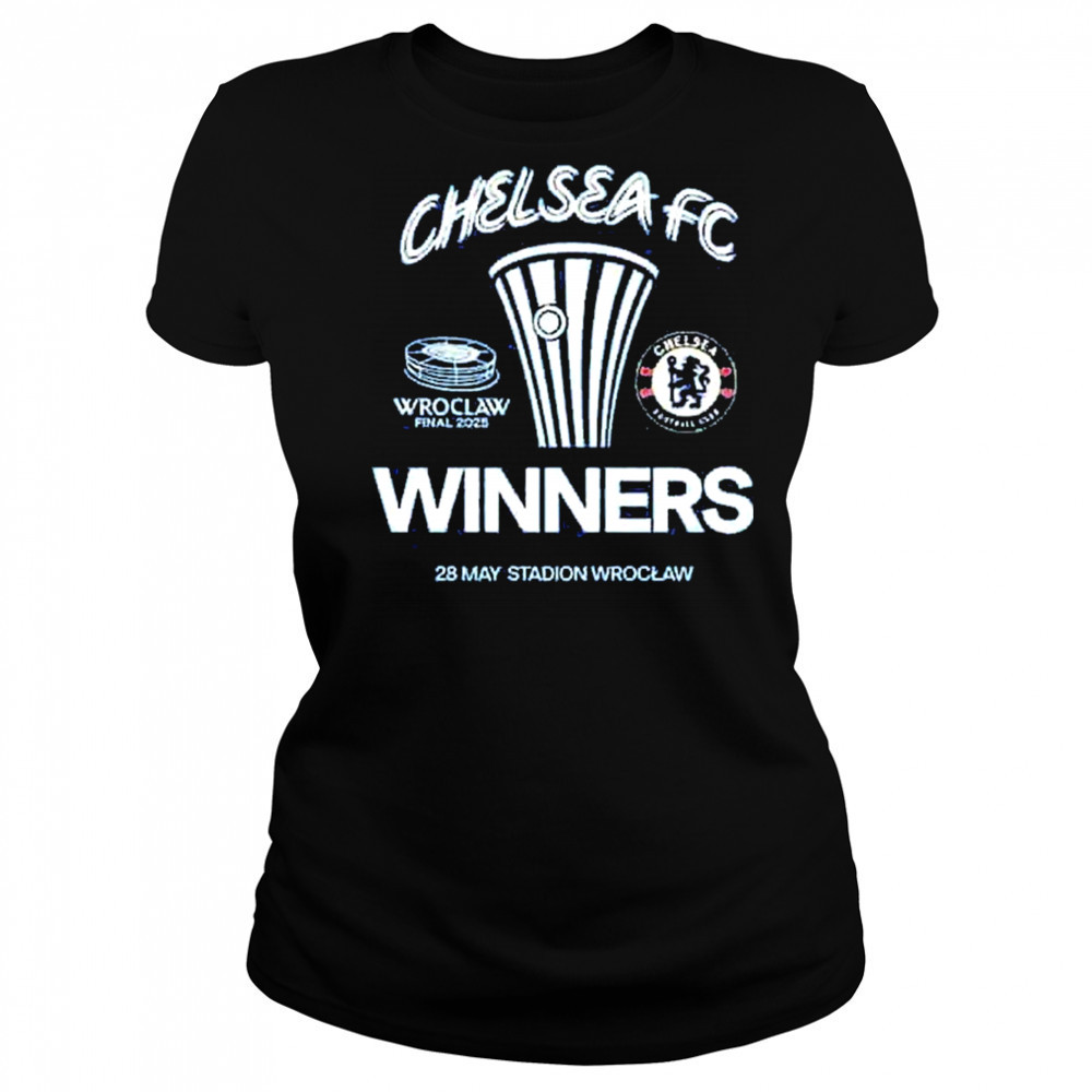 Wroclaw 25 UEFA Conference League Final Chelsea FC Winners shirt Women's T-shirt