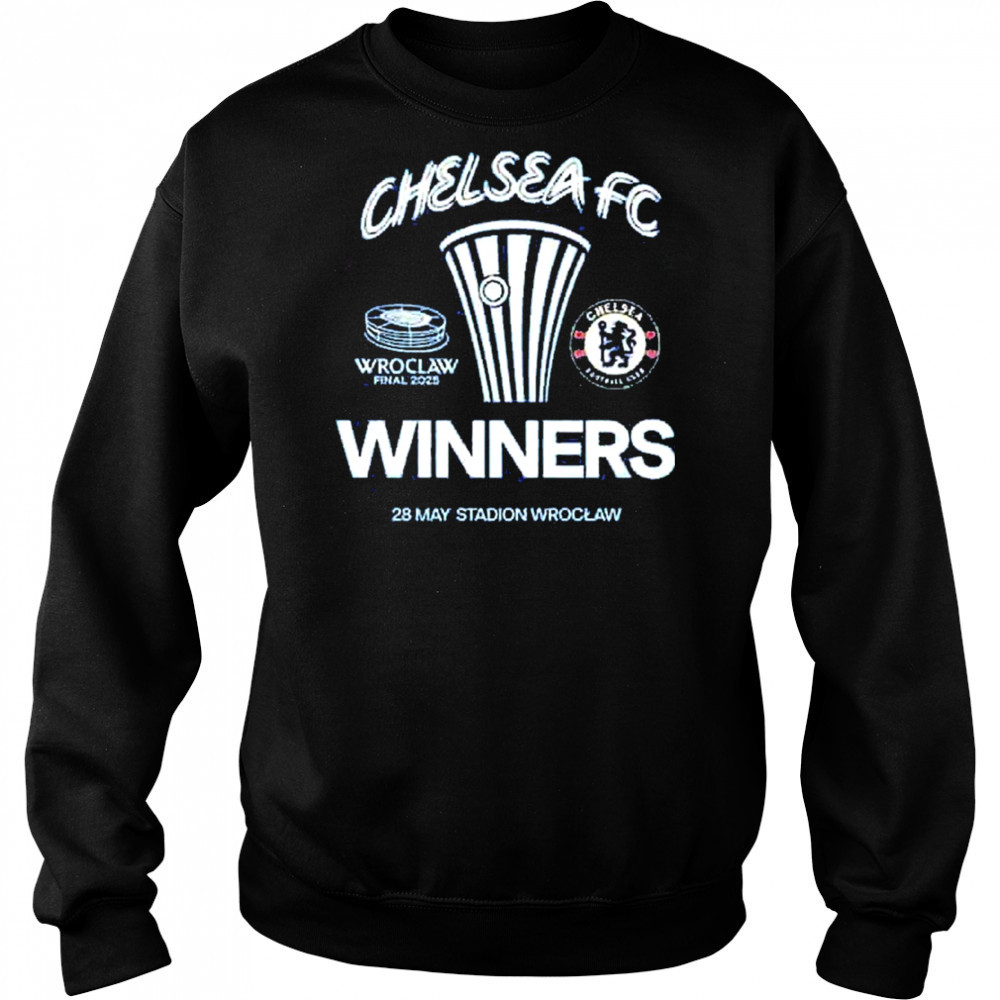 Wroclaw 25 UEFA Conference League Final Chelsea FC Winners shirt Hoodie