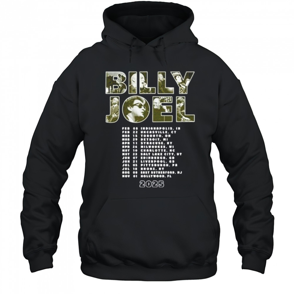 2025 Billy Joel Live In Concert Shirt Hoodie