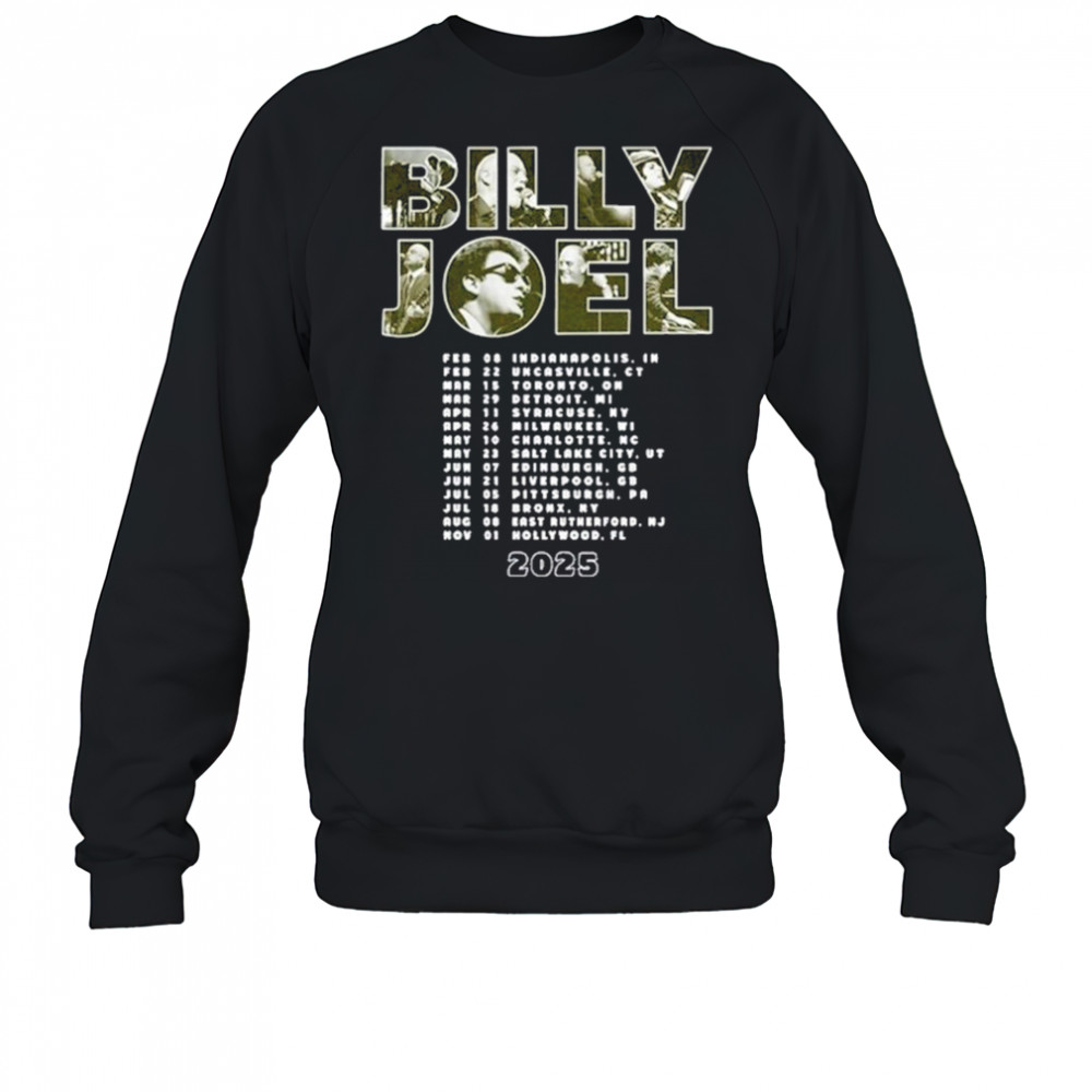 2025 Billy Joel Live In Concert Shirt Sweatshirt