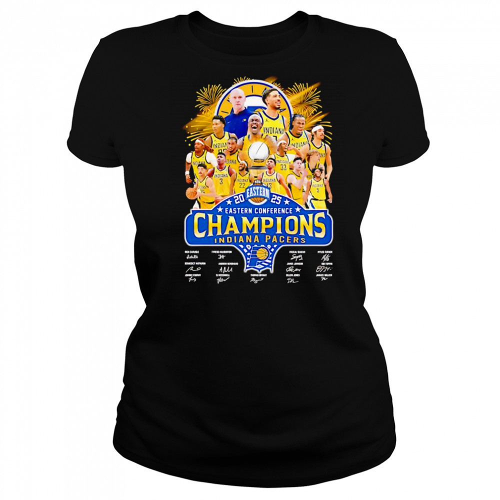 2025 Eastern Conference Champions Indiana Pacers signature shirt Women's T-shirt