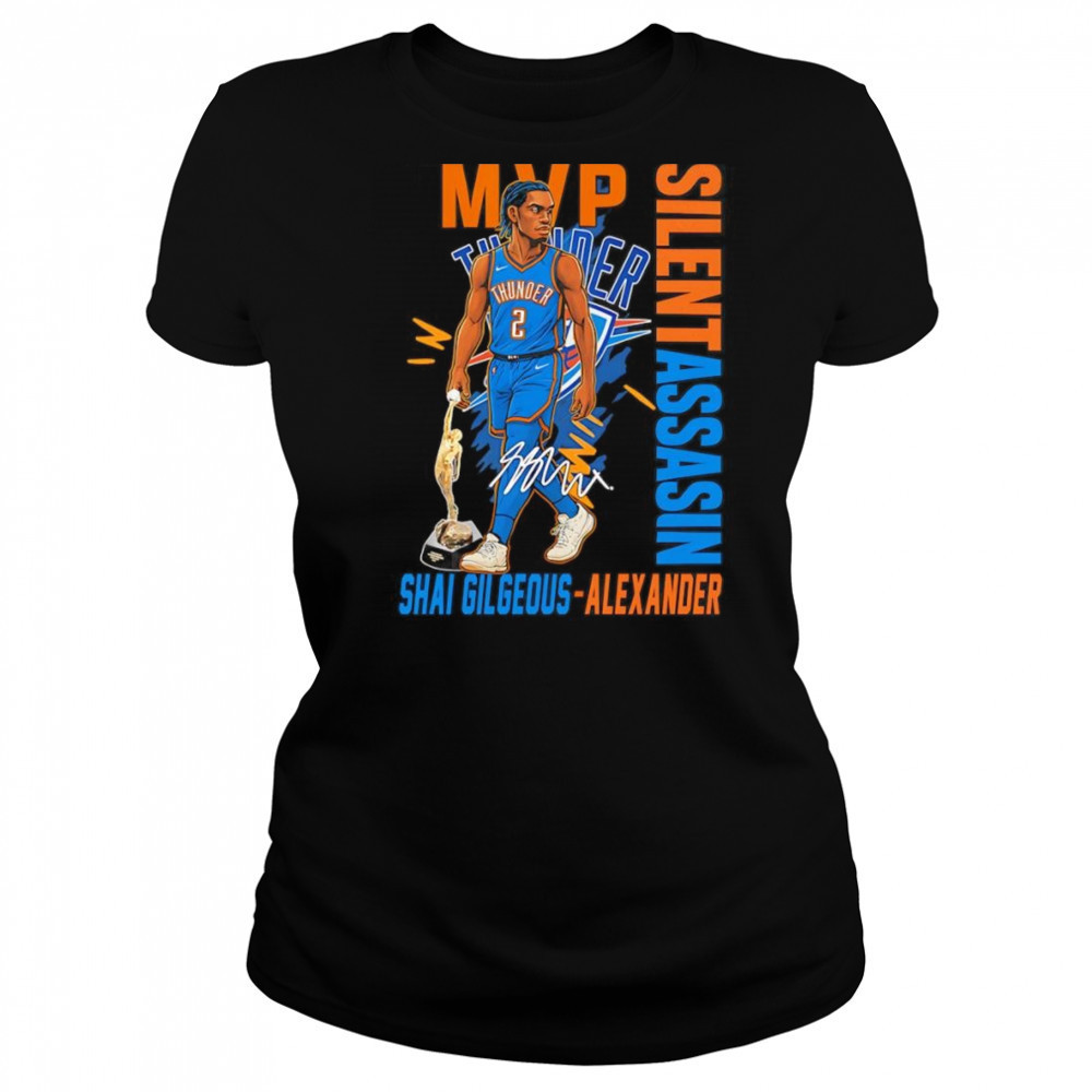 2025 MVP Shai Gilgeous-Alexander Silent Assassin shirt Women's T-shirt